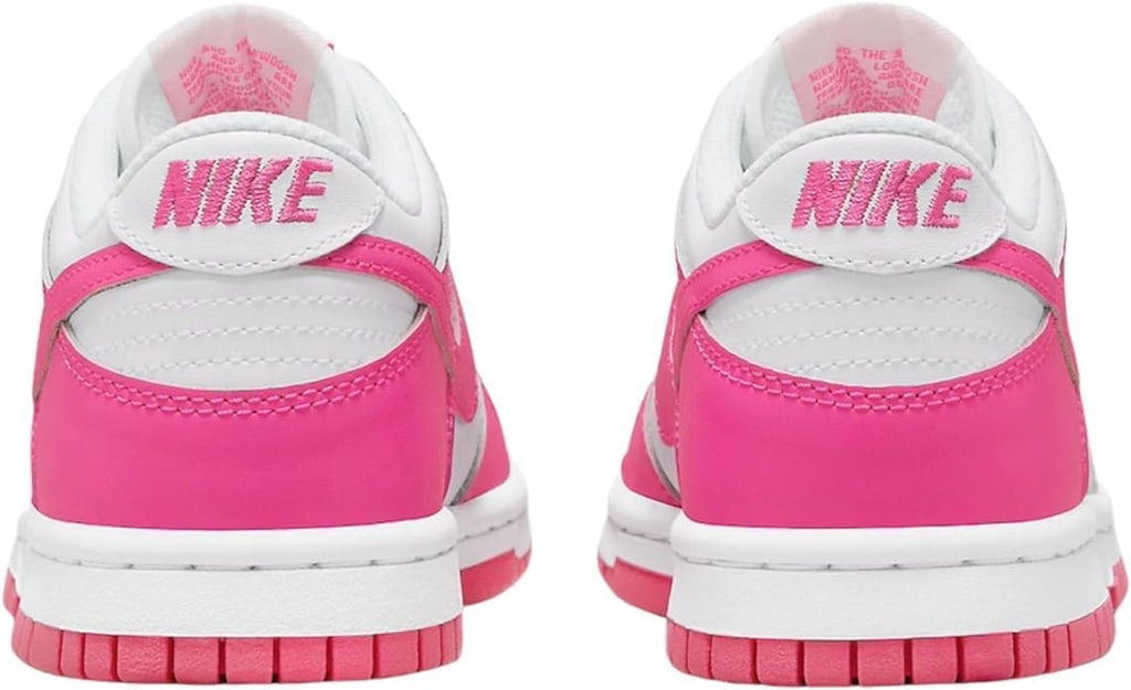 Big Kid's Nike Dunk Low White/Laser Fuchsia (FB9109 102)