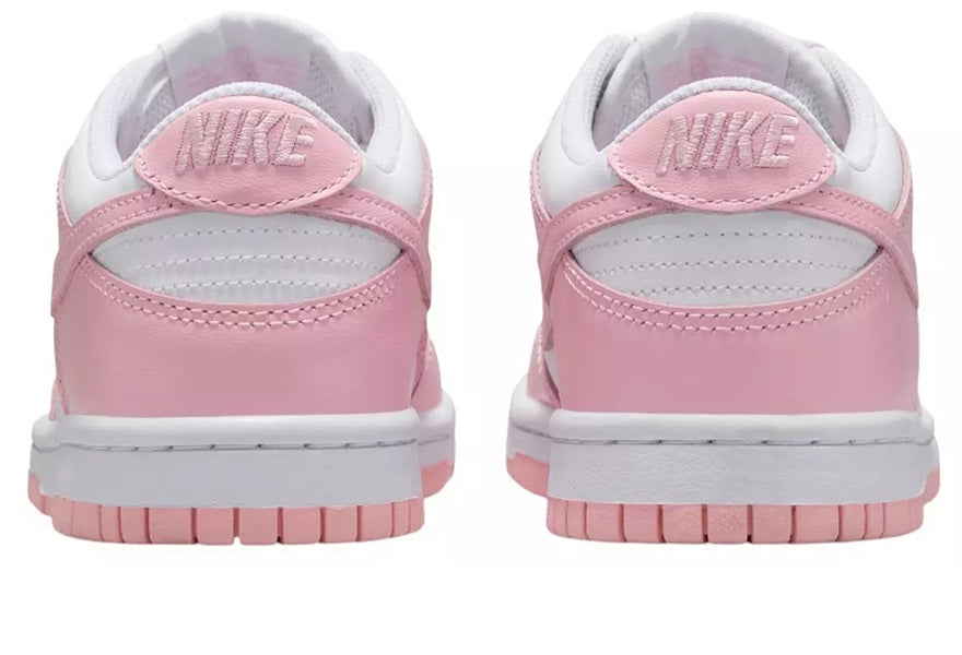 Big Kid's Nike Dunk Low White/Med Soft Pink-White (FB9109 125)