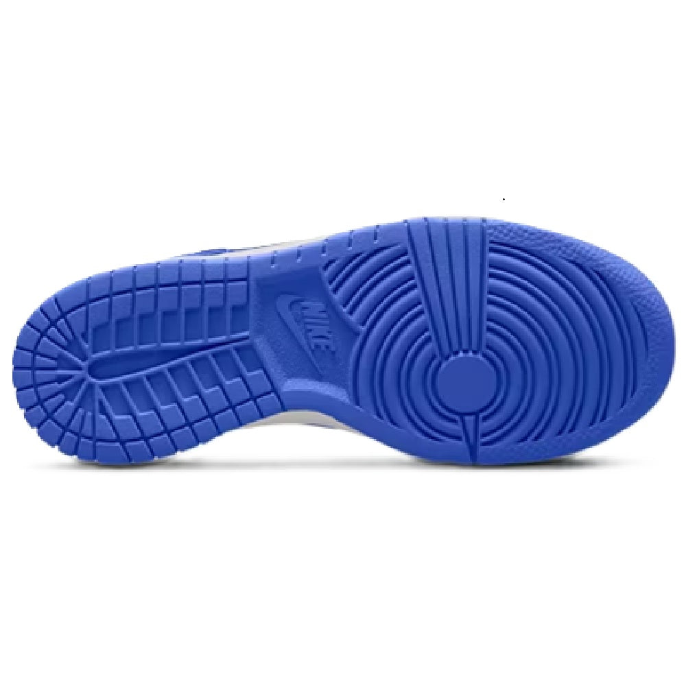 Big Kid's Nike Dunk Low White/Game Royal-Dutch Blue (FB9109 130)