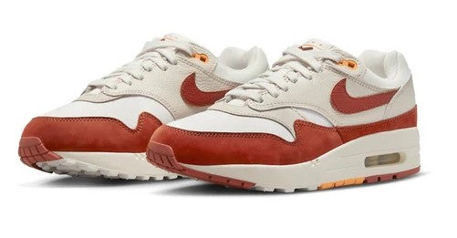 Women's Nike Air Max 1 LX Sail/Rugged Orange (FD2370 100)