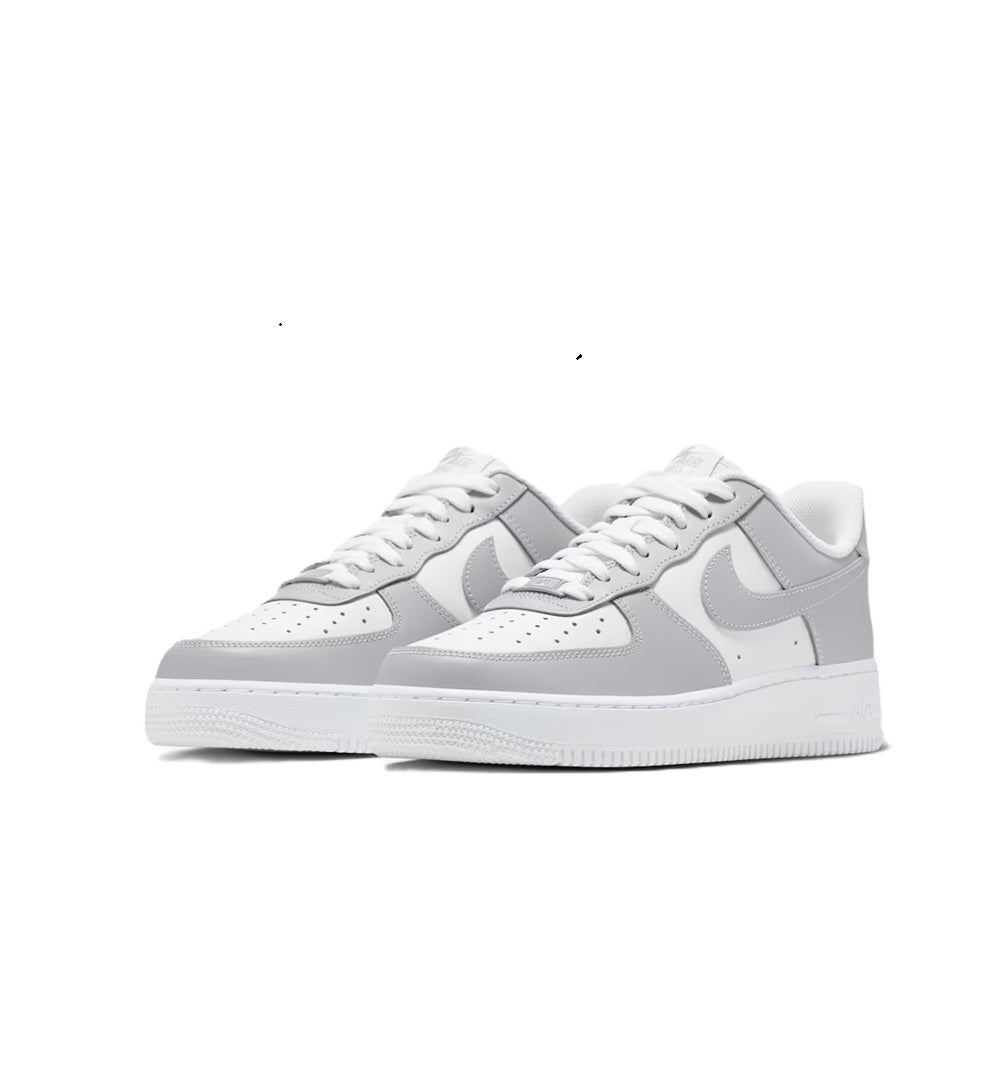 Men's Nike Air Force 1 '07 White/LT Smoke Grey-White (FD9763 101)