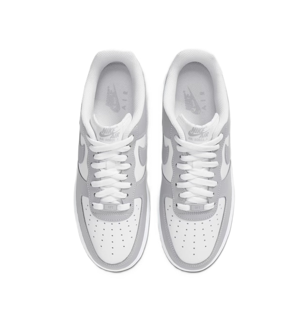 Men's Nike Air Force 1 '07 White/LT Smoke Grey-White (FD9763 101)