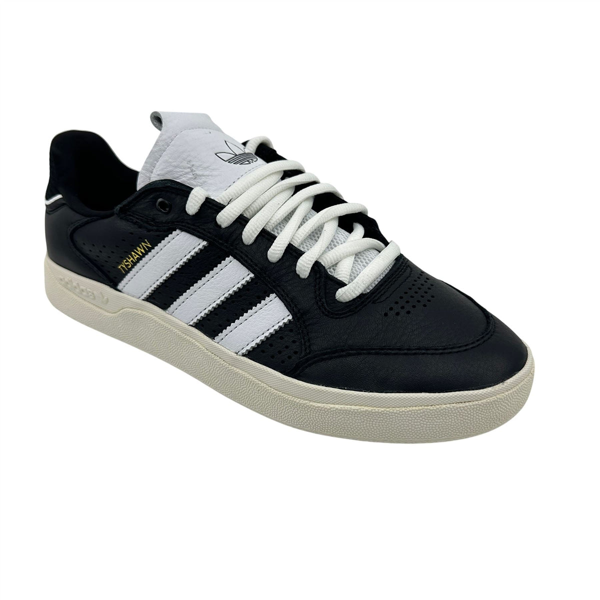 Adidas Tyshawn Low Black Cloud White Mens Athletic Sneaker