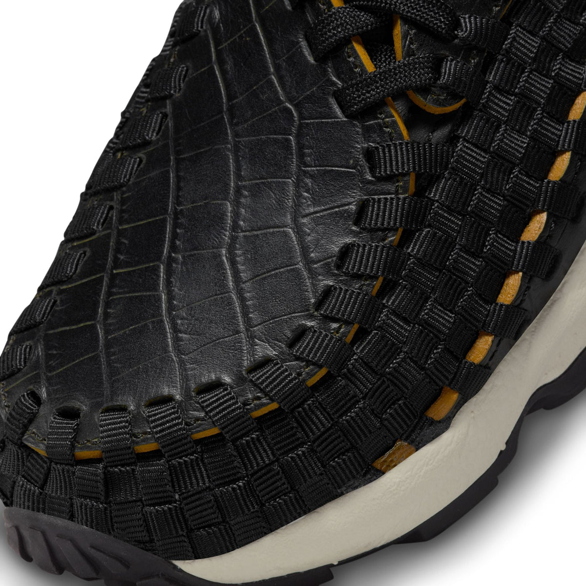 W Nike Air Footscape Woven PRM "Black Croc" - FQ8129-010