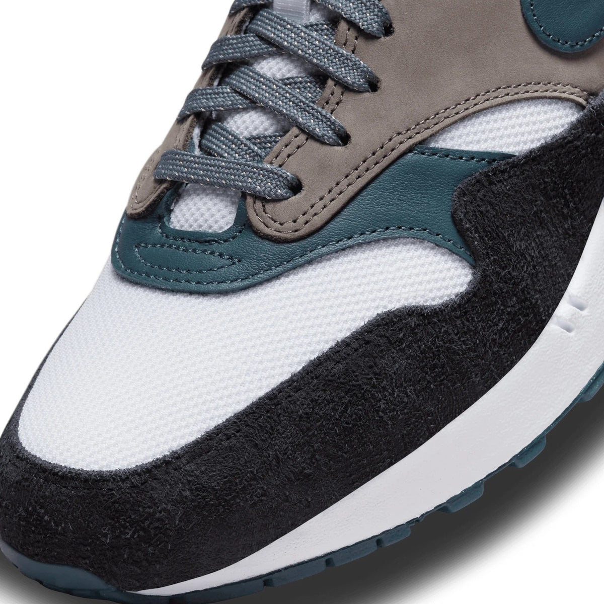 Men's Nike Air Max 1 PRM "Escape" White/Slate Blue-Black (FJ0698 100)