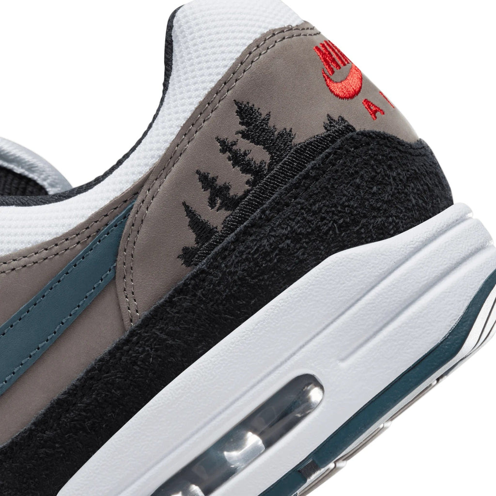 Men's Nike Air Max 1 PRM "Escape" White/Slate Blue-Black (FJ0698 100)