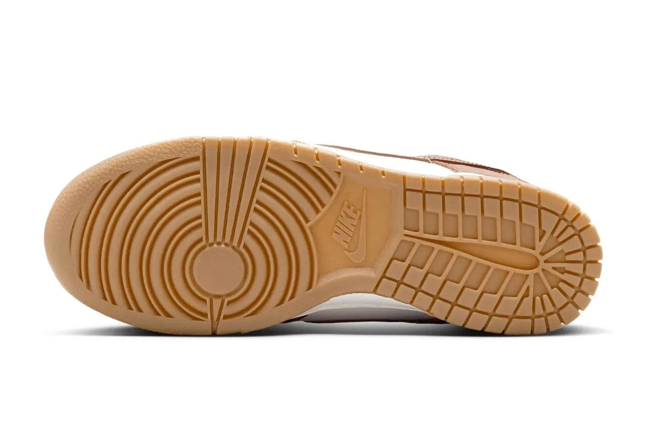 Women's Nike Dunk Low LX "Brown Ostrich" Phantm/Ale Brwn-Sl (FJ2260 001)