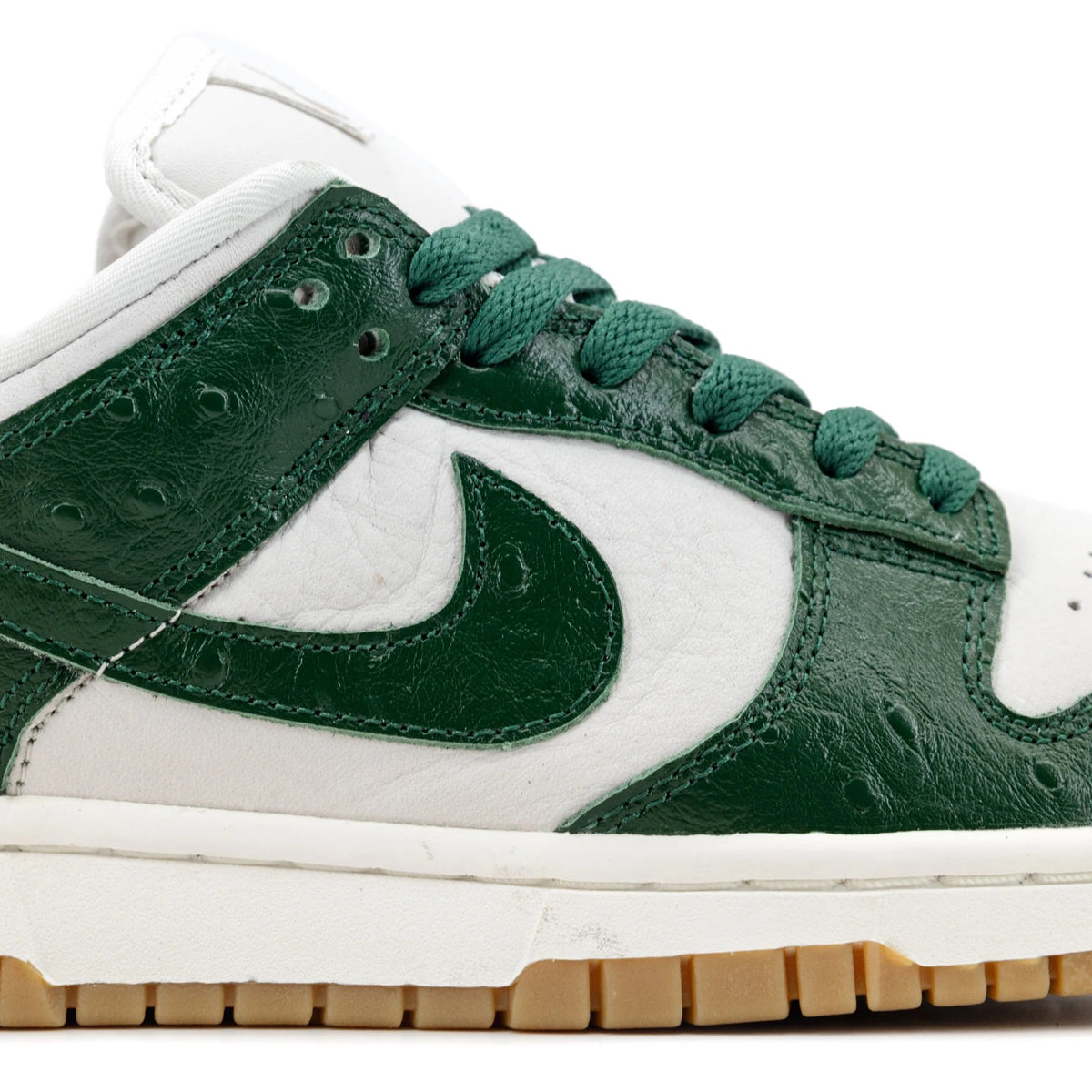 Women's Nike Dunk Low LX "Green Ostrich" Phantm/Gorge Gn-Sl (FJ2260 002)