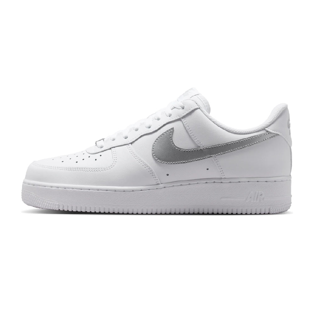 Men's Nike Air Force 1 '07 White/Metallic Silver (FJ4146 134)