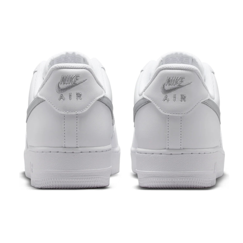 Men's Nike Air Force 1 '07 White/Metallic Silver (FJ4146 134)