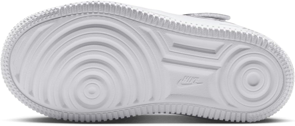 Little Kid's Nike Force 1 Low EasyOn White/White-White (FN0237 111)