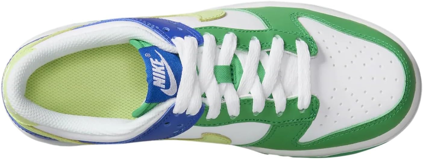Big Kid's Nike Dunk Low BG White/Lt Lemon Twist (FN6973 100)