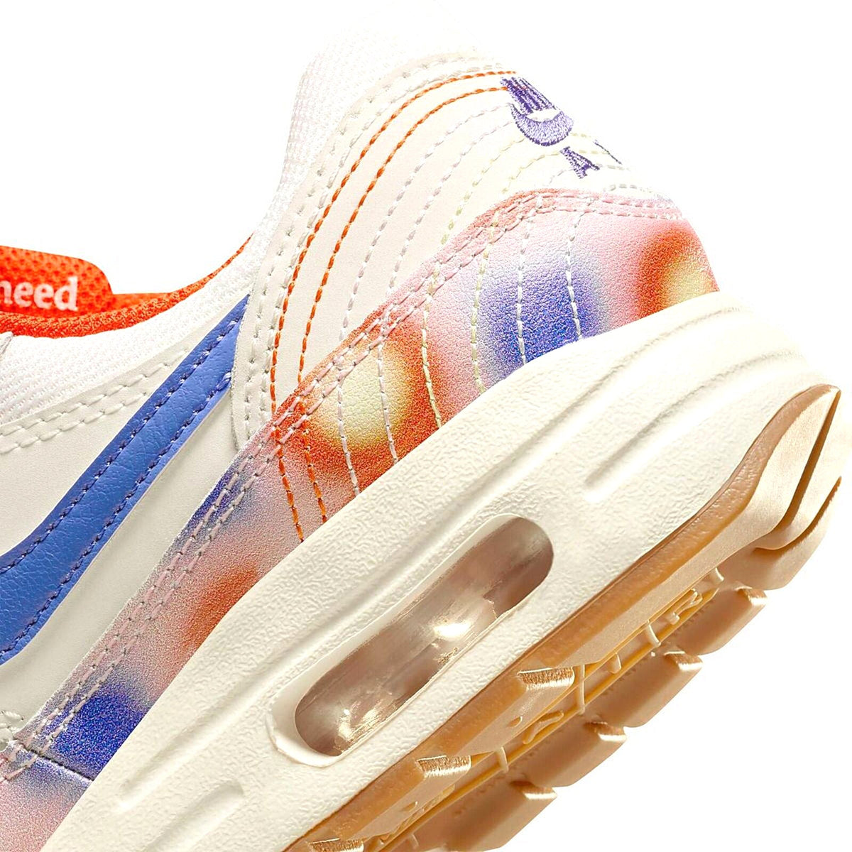 Big Kid's Nike Air Max 1 Sail/Football Grey-Blue Joy (FN7287 100)