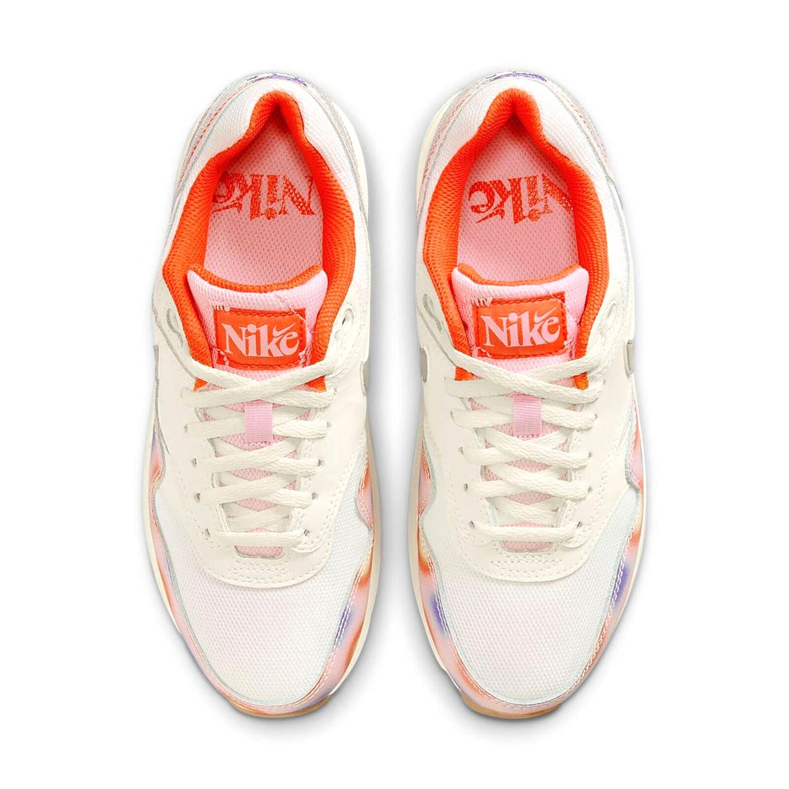 Big Kid's Nike Air Max 1 Sail/Football Grey-Blue Joy (FN7287 100)