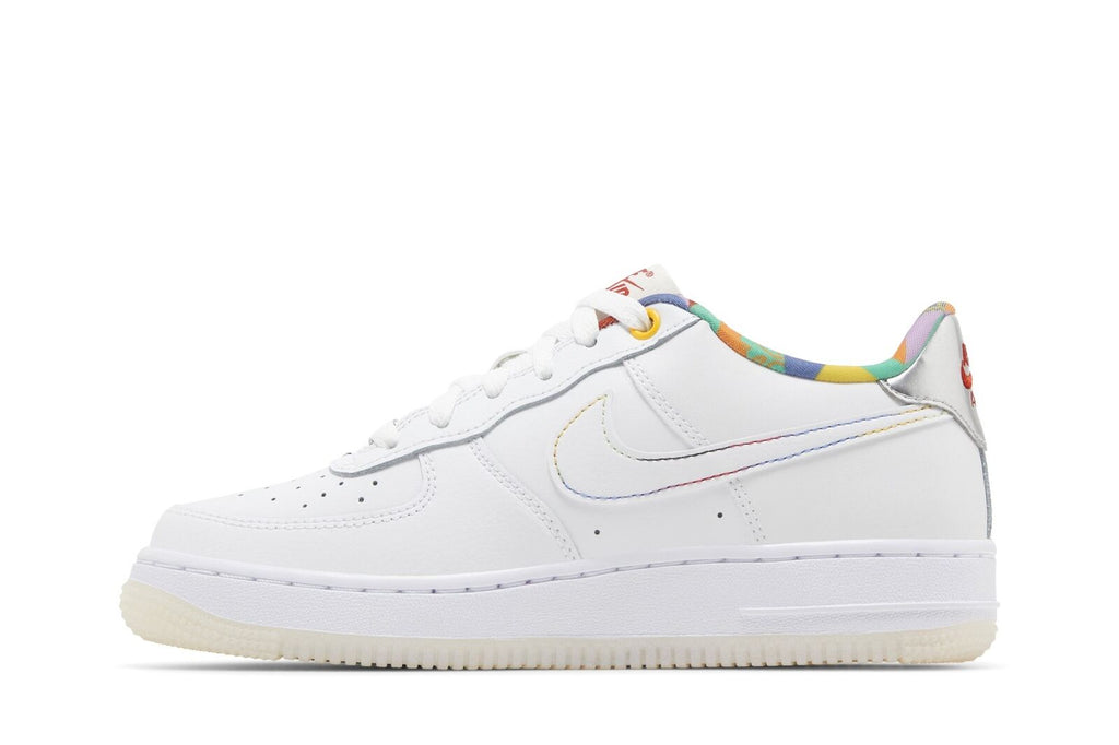Big Kid's Nike Air Force 1 LV8 White/White-White (FN8912 111)