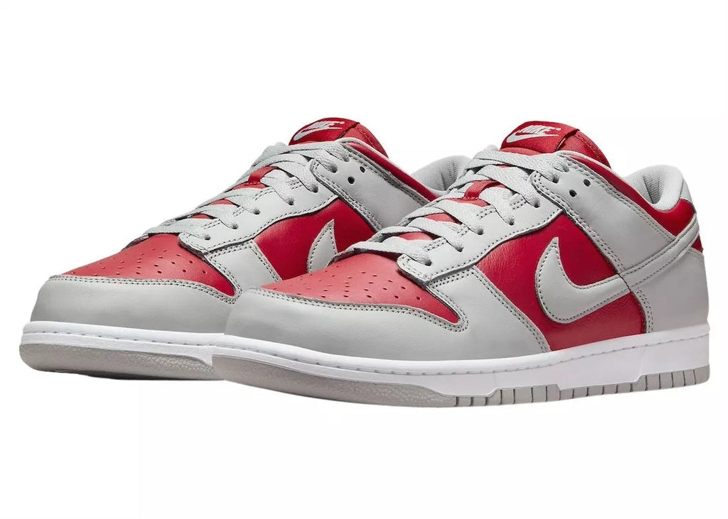 Men's Nike Dunk Low Retro QS Varsity Red/Silver-White (FQ6965 600)