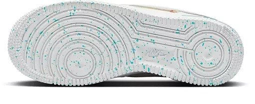 Big Kid's Nike Air Force 1 LV8 2 BG Pale Ivry/Wt-Picante Rd (FQ8350 110)