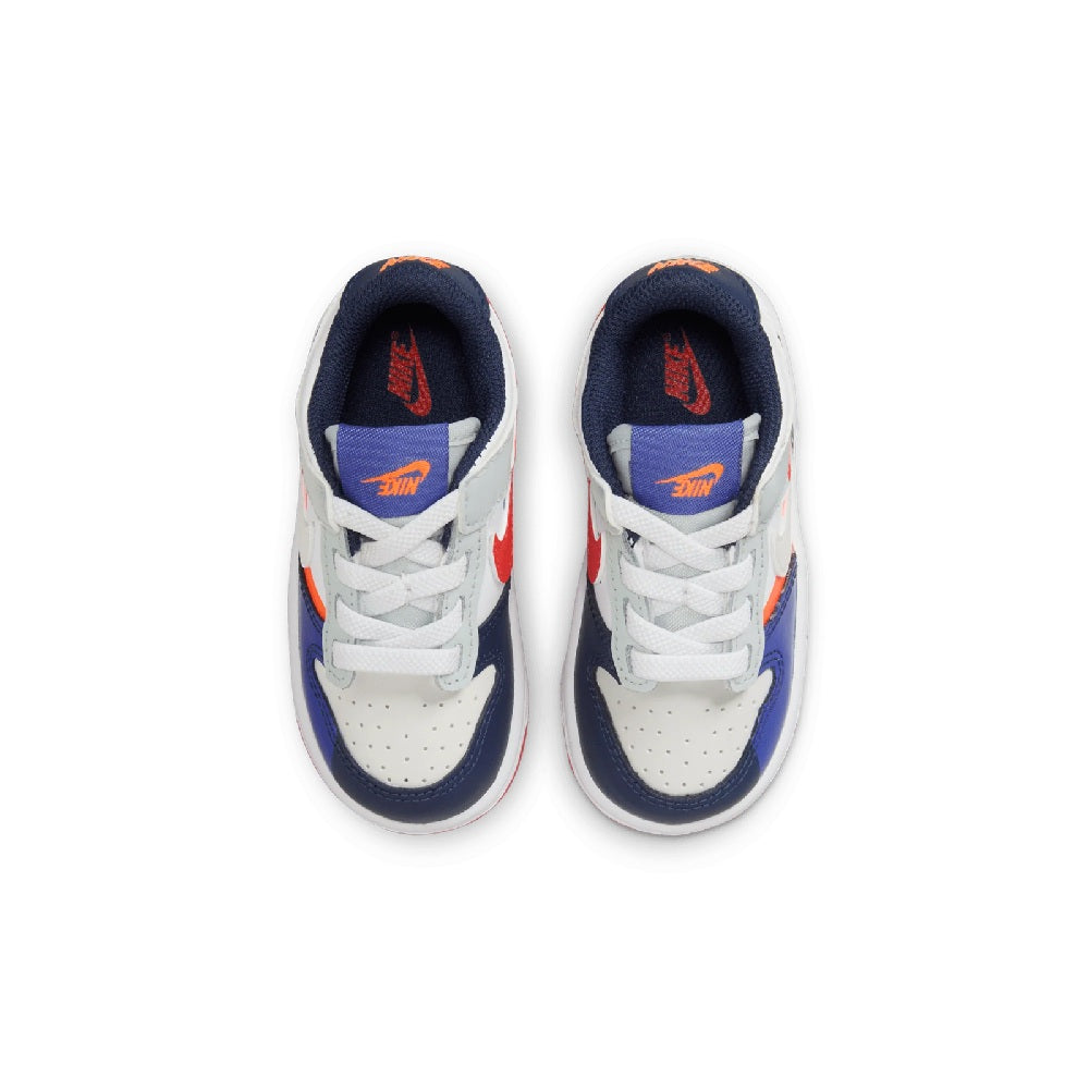 Toddler's Nike Dunk Low SE White/White-Light Silver (FV2964 100)