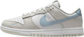 Women's Nike Dunk Low White/Lt Armory Blue (HF0023 100)