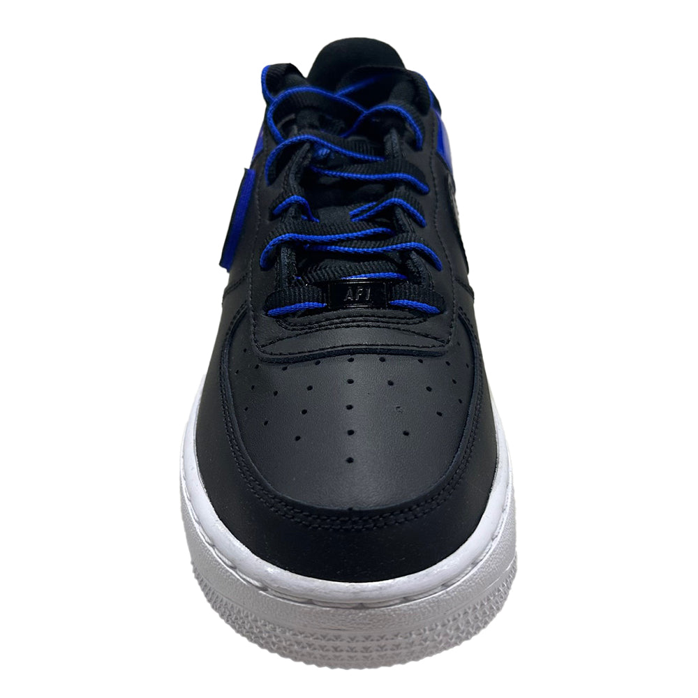 Big Kid's Nike Air Force 1 LV8 2 Black/Black-Racer Blue-White (HF0951 001)