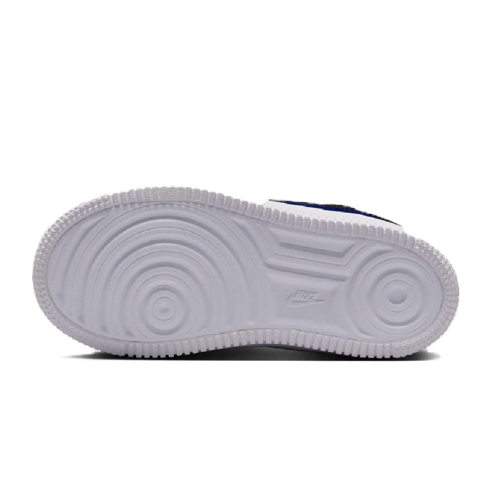 Little Kid's Nike Force 1 Low Easyon LV8 2 Black/Black-Racer Blue (HF0960 001)