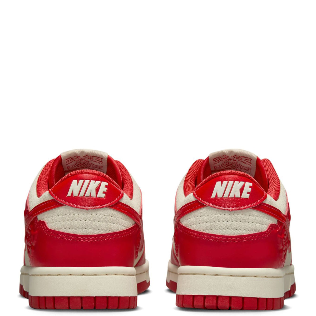 Women's Nike Dunk Low "Red Roses" Coconut Milk/Univer Red (HF1986 100)