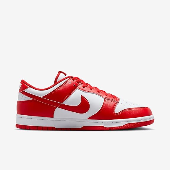 Men's Nike Dunk Low Retro White/University Red-White (HF5441 104)