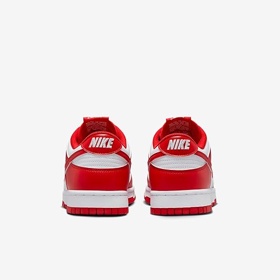 Men's Nike Dunk Low Retro White/University Red-White (HF5441 104)