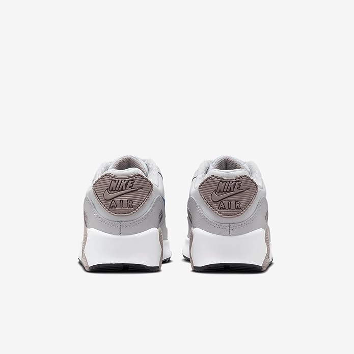 Big Kid's Nike Air Max 90 White/Racer Blue-College Grey (HF6358 105)