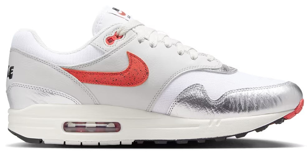 Men's Nike Air Max 1 PRM White/Chili Red (HF7746 100)
