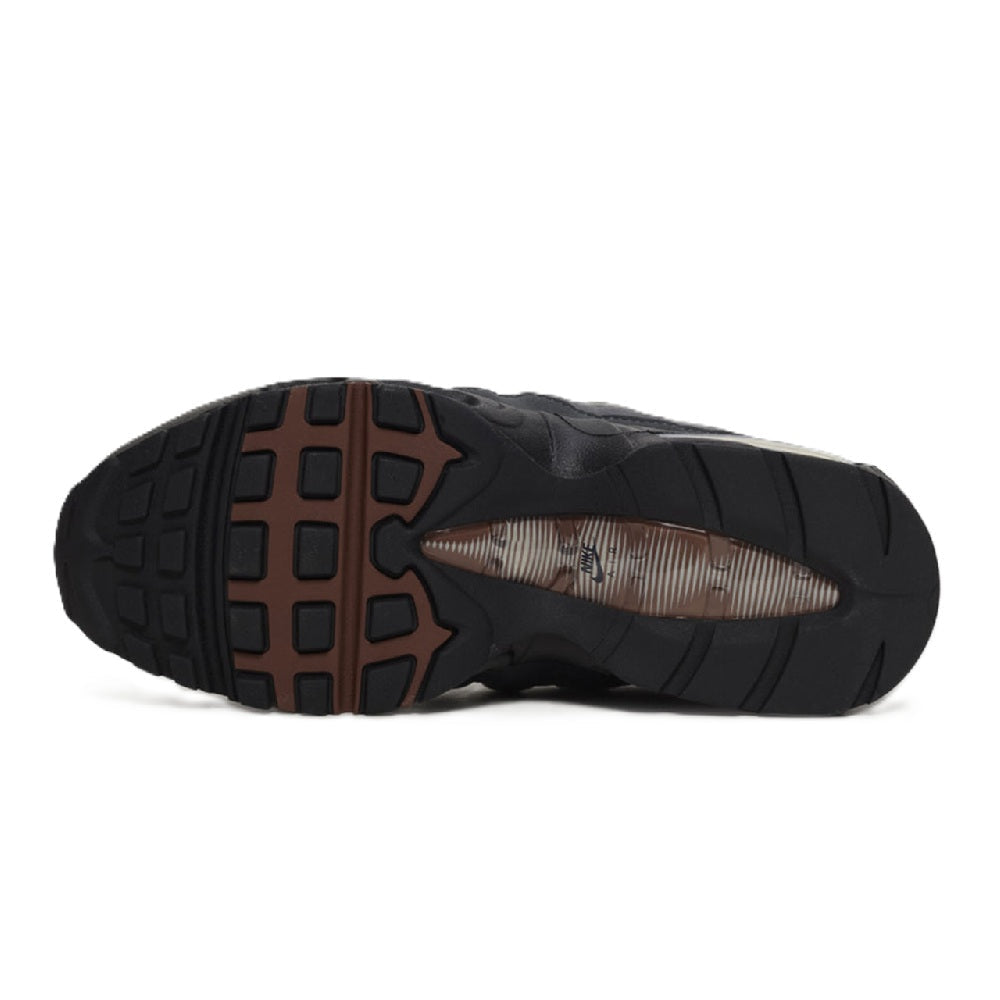 Women's Nike Air Max 95 Big Bubble Black/Fauna Brown-White (HJ5996 004)