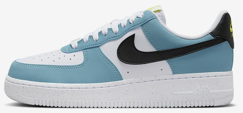 Women's Nike Air Force 1 '07 Next Nature Denim Trq/Bk-Wt-Cybr (HJ9571 400)
