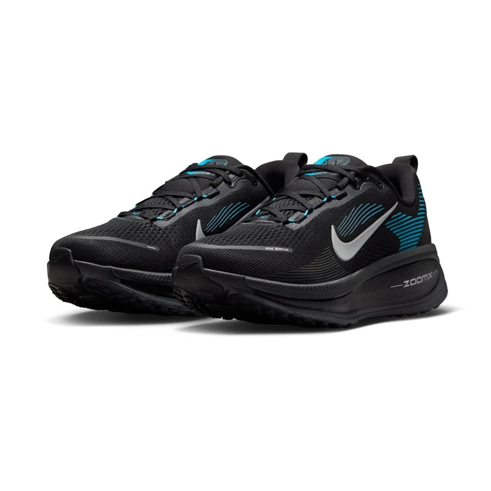 Men's Nike Vomero 18 Black/Silver-Lt Current Blue (HM6803 018)