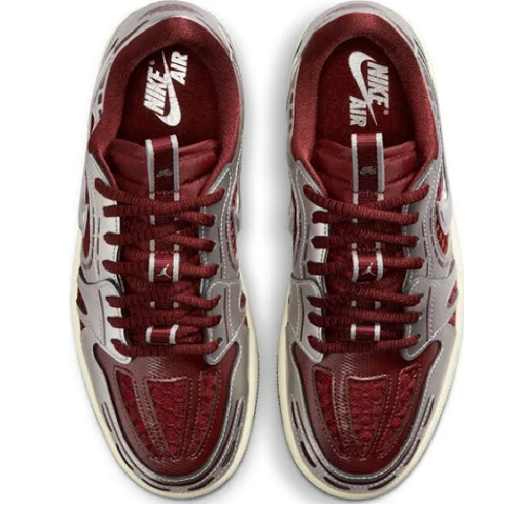 Women's Jordan 1 MM Low V3 Dark Team Red/Dark Team Red (HQ2186 600)