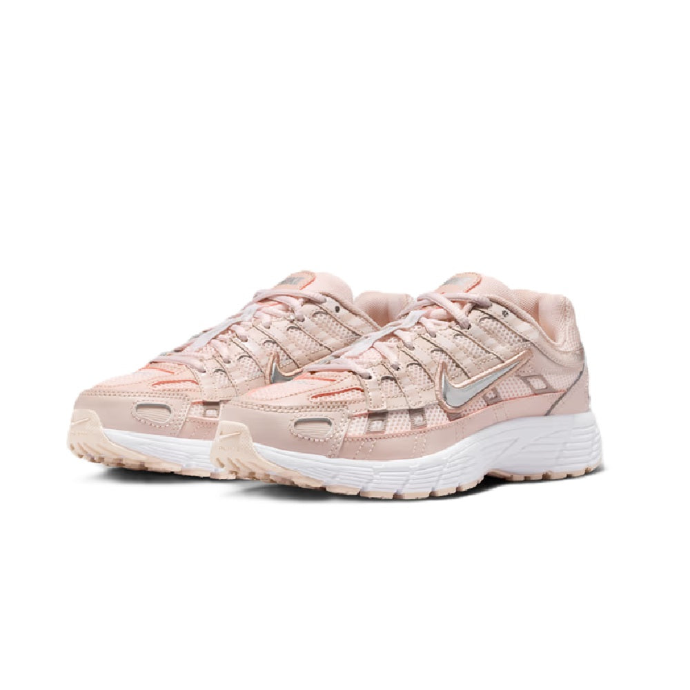 Big Kid's Nike P-6000 Silt Red/Metallic Silver (HV5064 602)