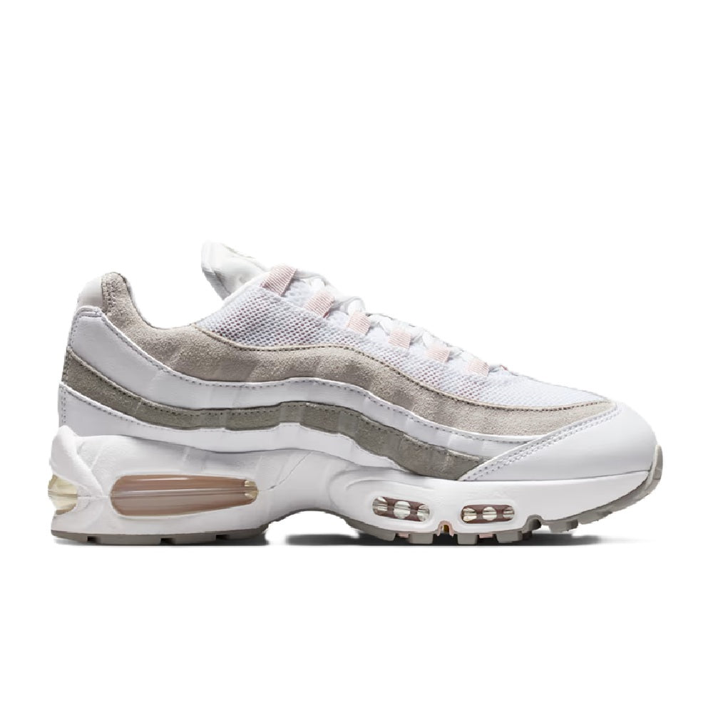 Women's Nike Air Max 95 White/Silt Red-Light Charcoal (IB6396 102)