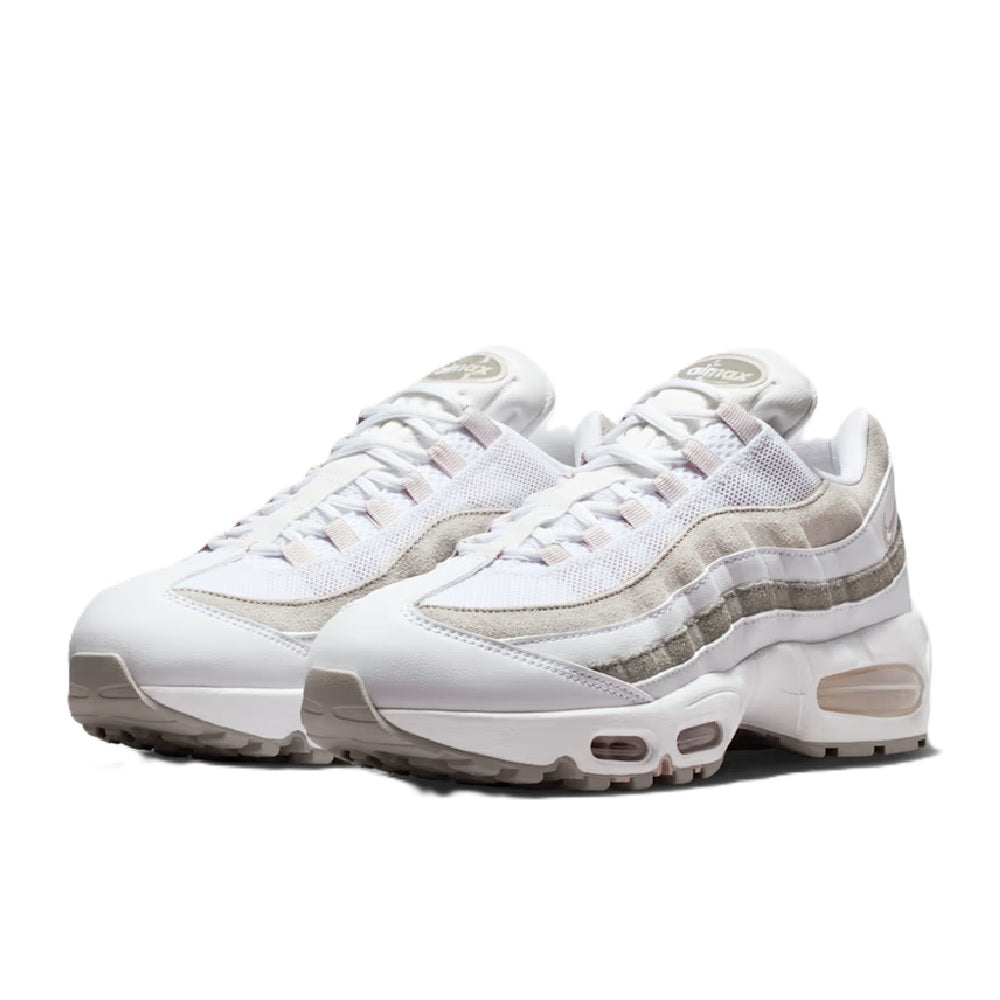 Women's Nike Air Max 95 White/Silt Red-Light Charcoal (IB6396 102)