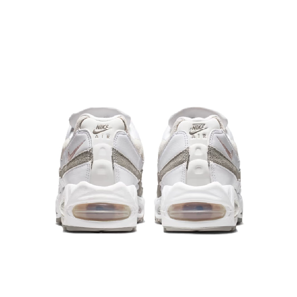 Women's Nike Air Max 95 White/Silt Red-Light Charcoal (IB6396 102)
