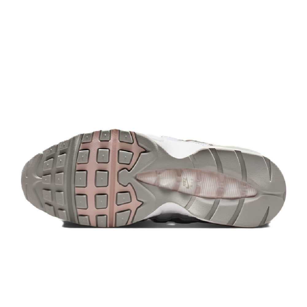 Women's Nike Air Max 95 White/Silt Red-Light Charcoal (IB6396 102)