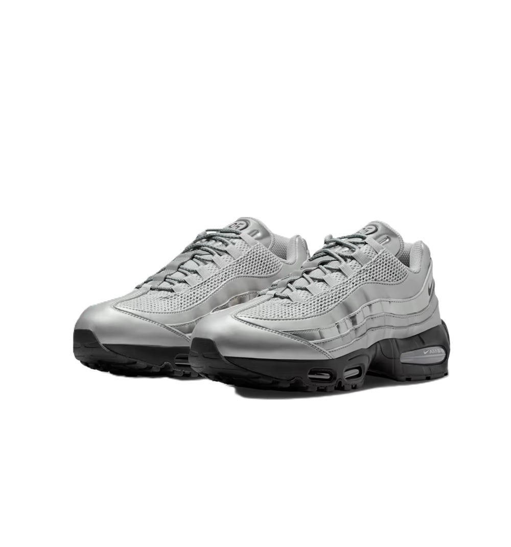 Men's Nike Air Max 95 Big Bubble SE Metallic Silver/Black-Black (IB6830 002)