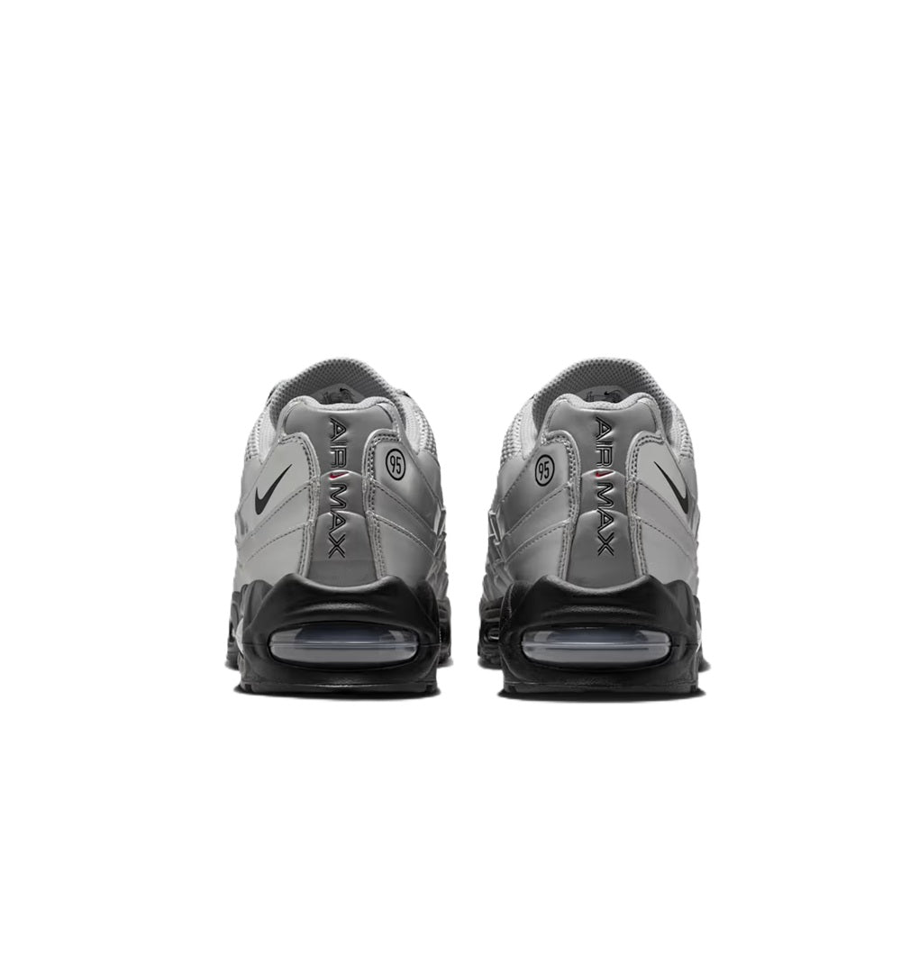 Men's Nike Air Max 95 Big Bubble SE Metallic Silver/Black-Black (IB6830 002)