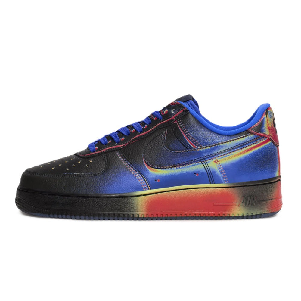 Men's Nike Force 1 Low Retro Black/Racer Blue-Volt Ice (IB6834 001)