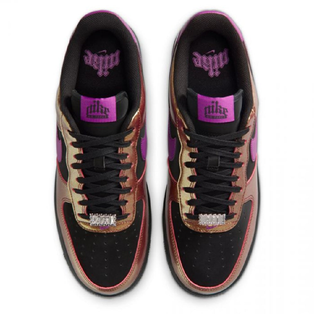 Men's Nike Air Force 1 '07 LV8 Black/Bold Berry (IB6843 002)