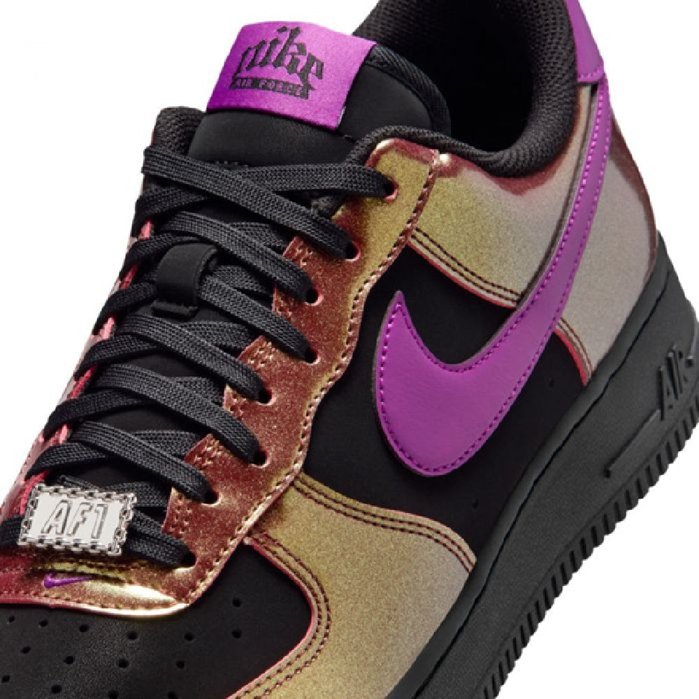 Men's Nike Air Force 1 '07 LV8 Black/Bold Berry (IB6843 002)