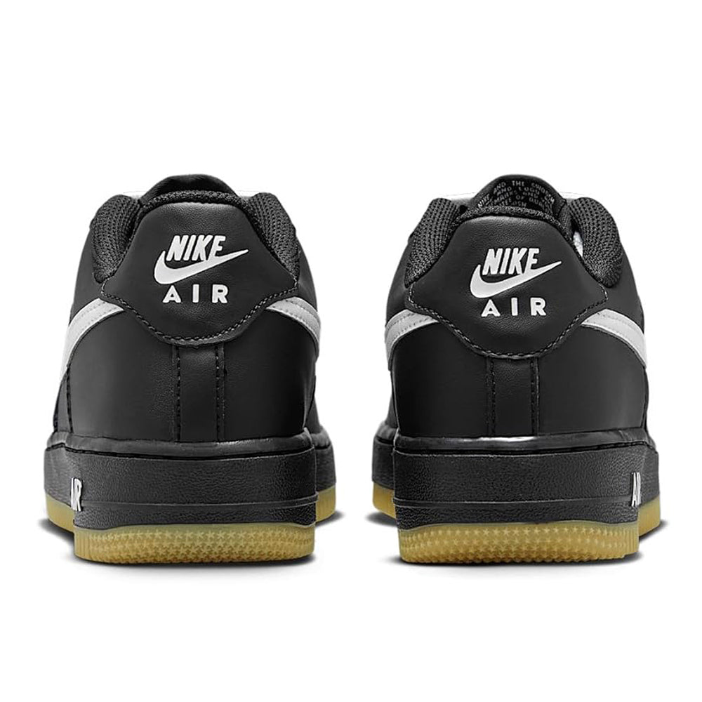 Big Kid's Nike Air Force 1 LV8 3 Black/White-Gum Light Brown (IB8845 001)
