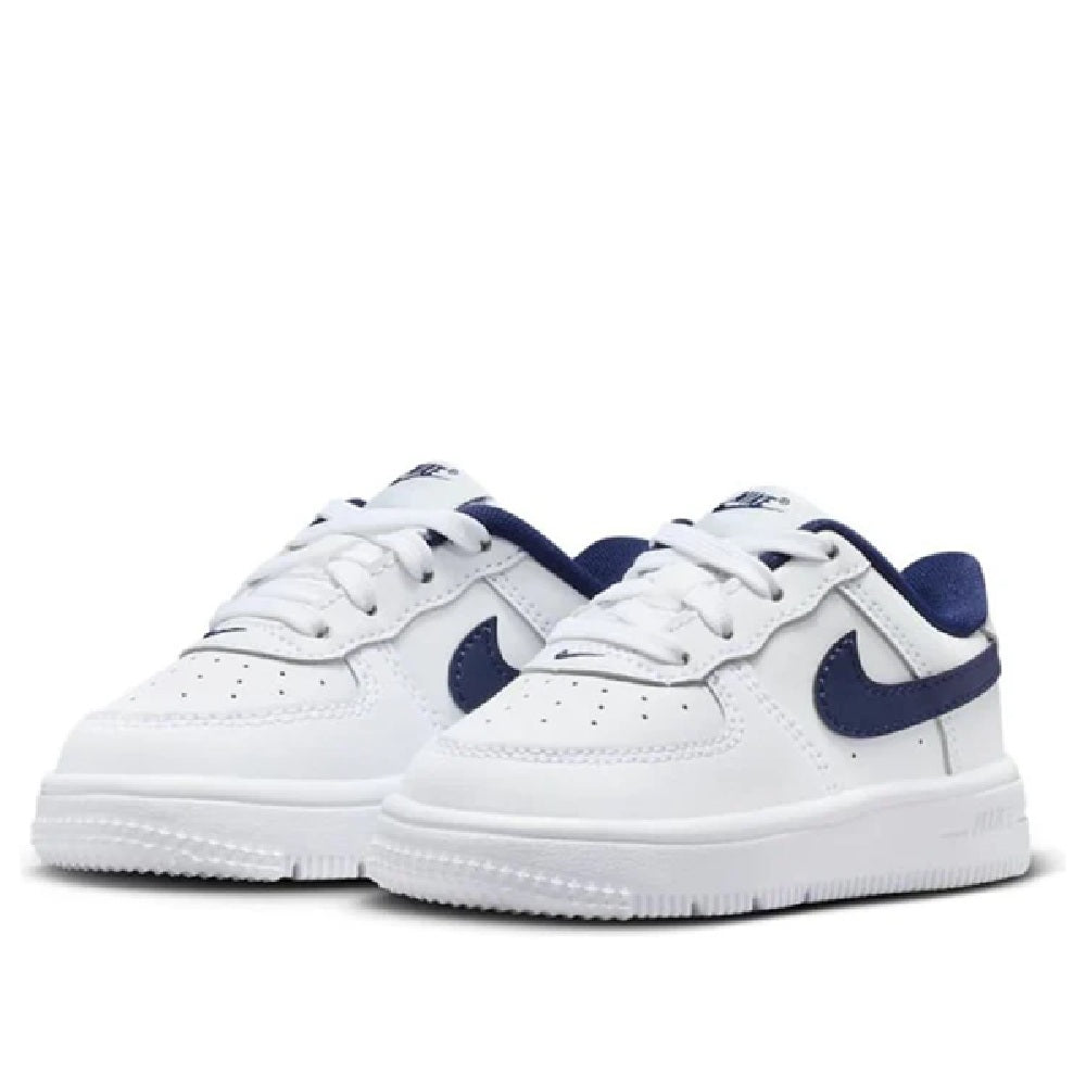 Toddler's Nike Force 1 Low Lace White/Midnight Navy (IF1674 103)