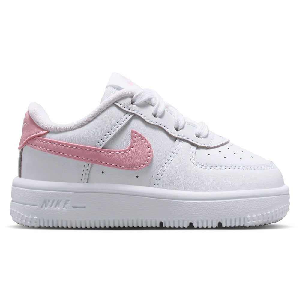 Toddler's Nike Force 1 Low Lace White/Med Soft Pink-White (IF1674 104)