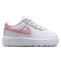 Toddler's Nike Force 1 Low Lace White/Med Soft Pink-White (IF1674 104)