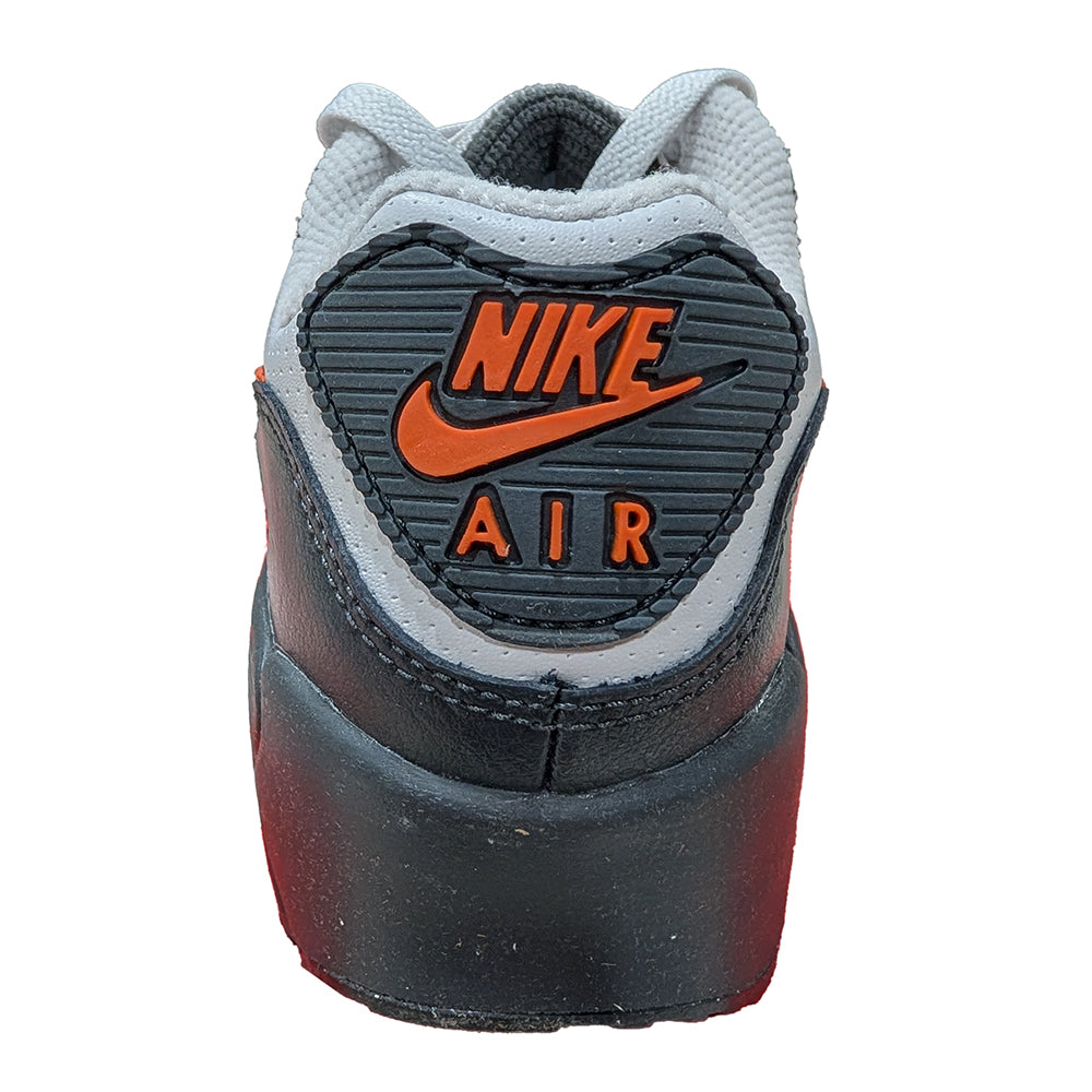 Big Kid's Nike Air Max 90 SE Vast Grey/Safety Orange (IF2623 003)