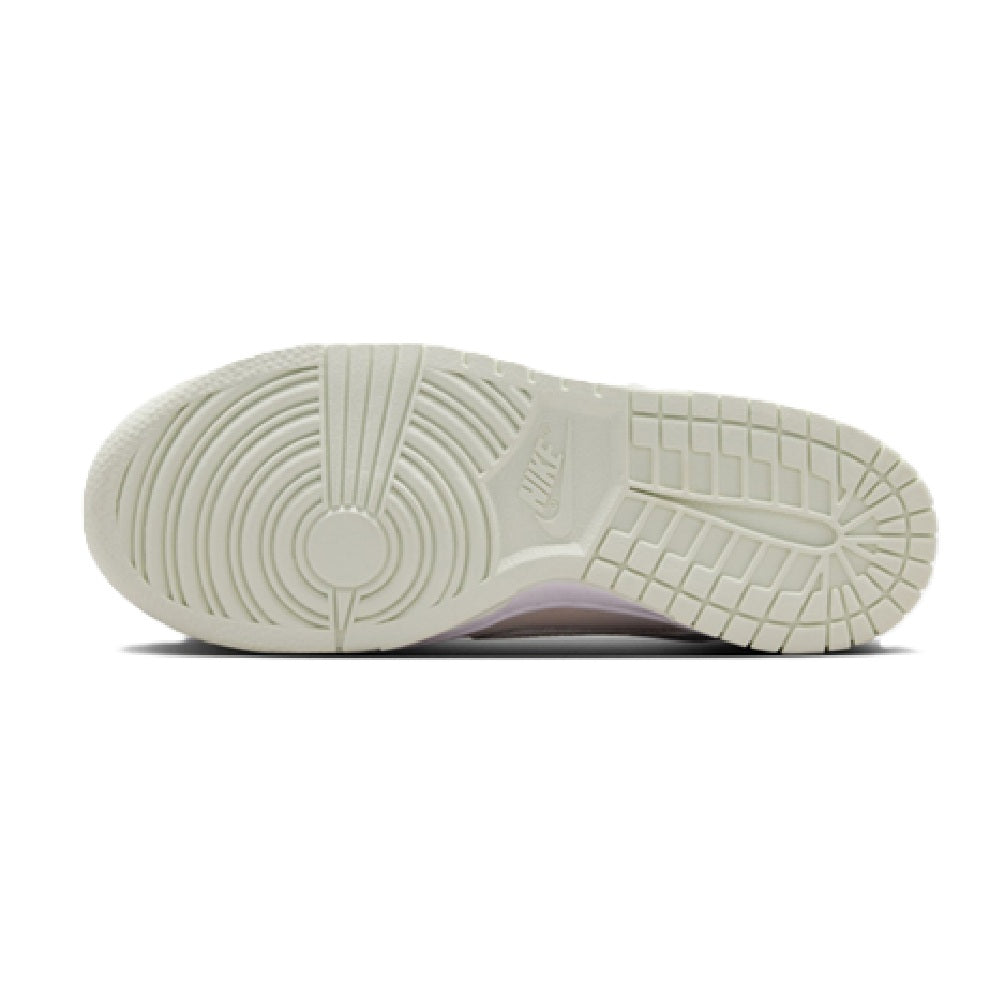 Big Kid's Nike Dunk Low Suede Chalk/Barely Green-White (IH4574 100)